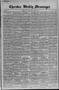 Primary view of Cherokee Weekly Messenger. (Cherokee, Okla.), Vol. 18, No. 17, Ed. 1 Thursday, November 26, 1914