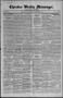 Newspaper: Cherokee Weekly Messenger. (Cherokee, Okla.), Vol. 19, No. 10, Ed. 1 …
