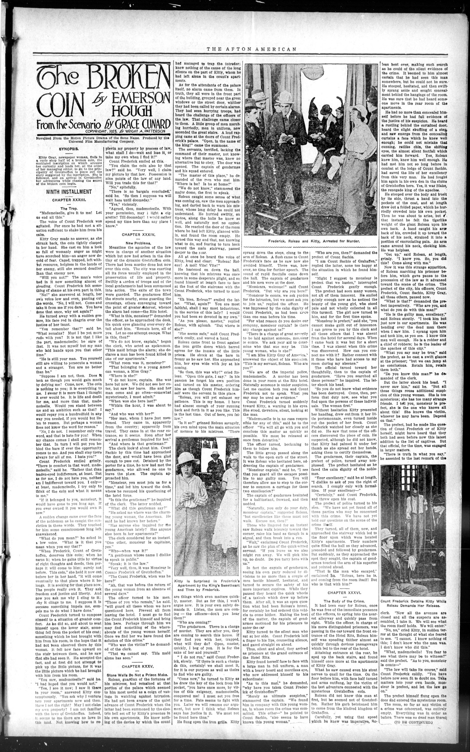 The Afton American (Afton, Okla.), Vol. 8, No. 26, Ed. 1 Thursday, November 25, 1915
                                                
                                                    [Sequence #]: 3 of 8
                                                