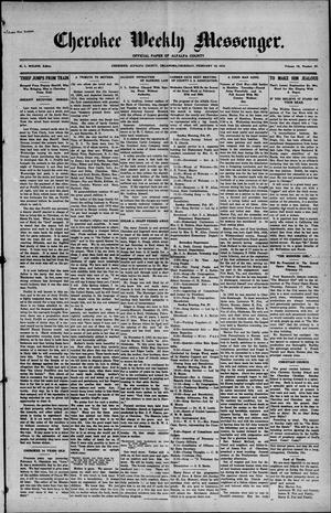 Cherokee Weekly Messenger. (Cherokee, Okla.), Vol. 19, No. 27, Ed. 1 Thursday, February 10, 1916