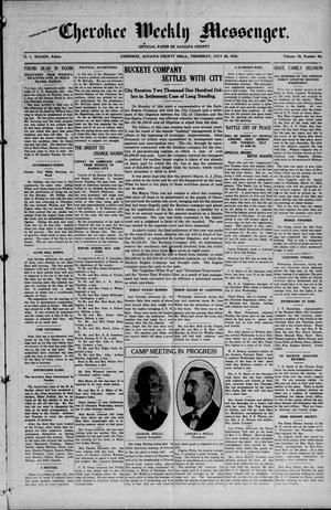 Cherokee Weekly Messenger. (Cherokee, Okla.), Vol. 19, No. 50, Ed. 1 Thursday, July 20, 1916