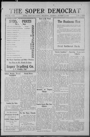 The Sopar Democrat (Choctaw County, Okla.), Vol. 6, No. 21, Ed. 1 Thursday, October 12, 1916