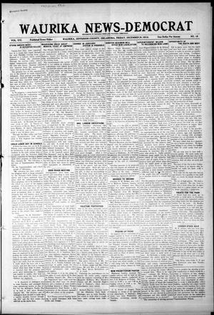 Waurika News-Democrat (Waurika, Okla.), Vol. 16, No. 18, Ed. 1 Friday, December 29, 1916