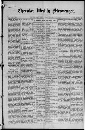 Cherokee Weekly Messenger. (Cherokee, Okla.), Vol. 20, No. 22, Ed. 1 Thursday, January 4, 1917