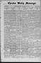 Newspaper: Cherokee Weekly Messenger. (Cherokee, Okla.), Vol. 20, No. 32, Ed. 1 …