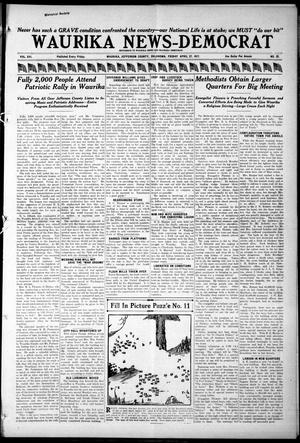 Primary view of object titled 'Waurika News-Democrat (Waurika, Okla.), Vol. 16, No. 35, Ed. 1 Friday, April 27, 1917'.
