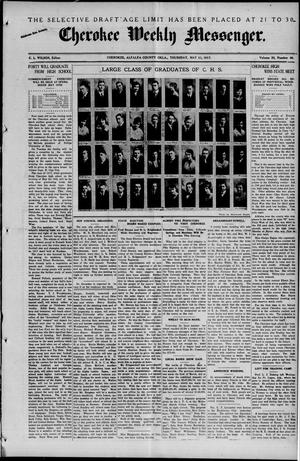 Cherokee Weekly Messenger. (Cherokee, Okla.), Vol. 20, No. 40, Ed. 1 Thursday, May 10, 1917