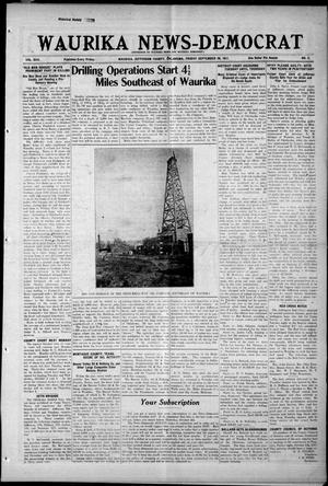 Waurika News-Democrat (Waurika, Okla.), Vol. 17, No. 5, Ed. 1 Friday, September 28, 1917