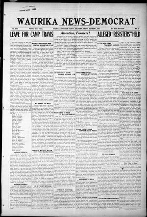Waurika News-Democrat (Waurika, Okla.), Vol. 17, No. 6, Ed. 1 Friday, October 5, 1917