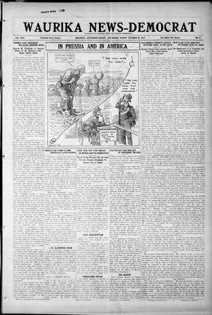 Waurika News-Democrat (Waurika, Okla.), Vol. 17, No. 9, Ed. 1 Friday, October 26, 1917