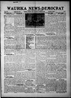 Waurika News-Democrat (Waurika, Okla.), Vol. 18, No. 4, Ed. 1 Friday, September 20, 1918