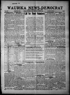 Waurika News-Democrat (Waurika, Okla.), Vol. 18, No. 6, Ed. 1 Friday, October 4, 1918