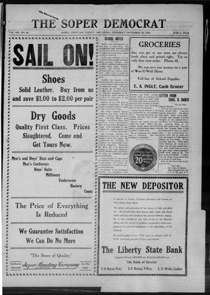 The Sopar Democrat (Choctaw County, Okla.), Vol. 8, No. 28, Ed. 1 Thursday, November 28, 1918