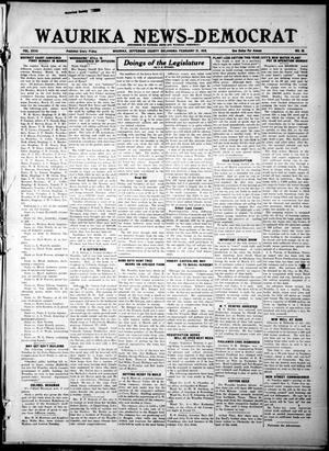 Waurika News-Democrat (Waurika, Okla.), Vol. 18, No. 26, Ed. 1 Friday, February 21, 1919