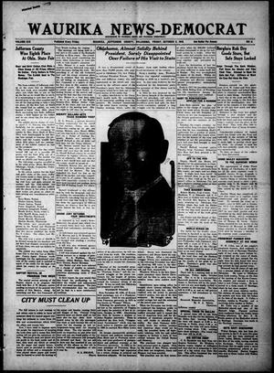 Waurika News-Democrat (Waurika, Okla.), Vol. 19, No. 6, Ed. 1 Friday, October 3, 1919