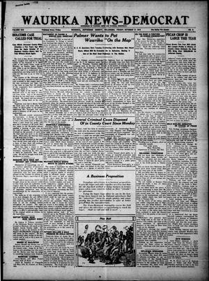 Waurika News-Democrat (Waurika, Okla.), Vol. 19, No. 8, Ed. 1 Friday, October 17, 1919