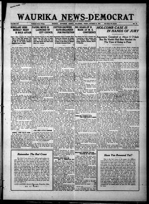 Primary view of object titled 'Waurika News-Democrat (Waurika, Okla.), Vol. 19, No. 10, Ed. 1 Friday, October 31, 1919'.