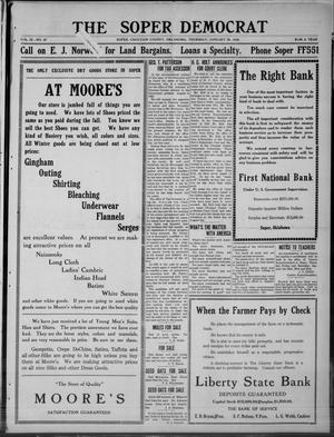 The Sopar Democrat (Choctaw County, Okla.), Vol. 9, No. 37, Ed. 1 Thursday, January 29, 1920