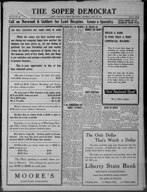 The Sopar Democrat (Choctaw County, Okla.), Vol. 9, No. 49, Ed. 1 Thursday, April 22, 1920