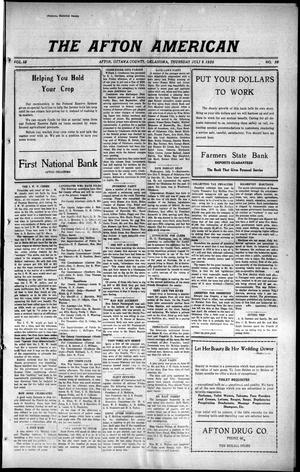 The Afton American (Afton, Okla.), Vol. 13, No. 10, Ed. 1 Thursday, July 8, 1920
