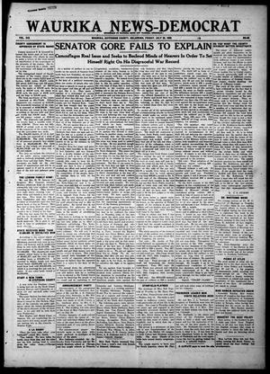 Waurika News-Democrat (Waurika, Okla.), Vol. 19, No. 48, Ed. 1 Friday, July 23, 1920