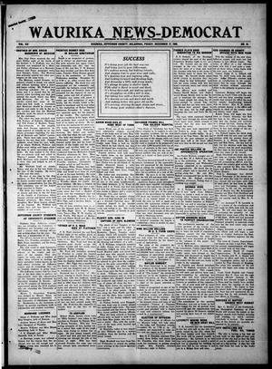 Waurika News-Democrat (Waurika, Okla.), Vol. 20, No. 16, Ed. 1 Friday, December 17, 1920