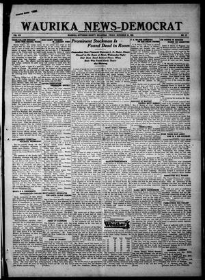 Waurika News-Democrat (Waurika, Okla.), Vol. 20, No. 17, Ed. 1 Friday, December 24, 1920