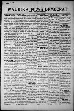 Waurika News-Democrat (Waurika, Okla.), Vol. 20, No. 32, Ed. 1 Friday, April 8, 1921