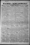 Primary view of Waurika News-Democrat (Waurika, Okla.), Vol. 21, No. 3, Ed. 1 Friday, September 16, 1921