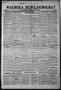 Thumbnail image of item number 1 in: 'Waurika News-Democrat (Waurika, Okla.), Vol. 21, No. 8, Ed. 1 Friday, October 21, 1921'.