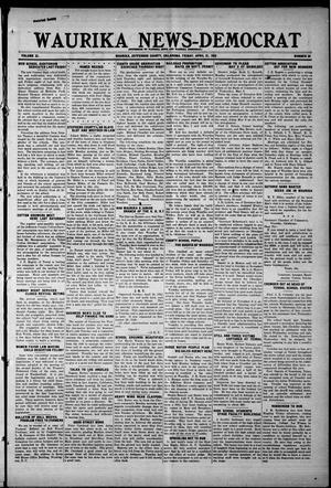 Waurika News-Democrat (Waurika, Okla.), Vol. 21, No. 34, Ed. 1 Friday, April 21, 1922
