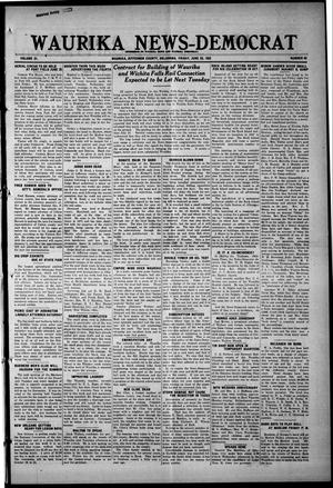 Primary view of object titled 'Waurika News-Democrat (Waurika, Okla.), Vol. 21, No. 43, Ed. 1 Friday, June 23, 1922'.