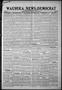 Thumbnail image of item number 1 in: 'Waurika News-Democrat (Waurika, Okla.), Vol. 21, No. 46, Ed. 1 Friday, July 14, 1922'.