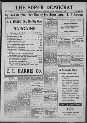 The Sopar Democrat (Choctaw County, Okla.), Vol. 12, No. 17, Ed. 1 Thursday, September 7, 1922