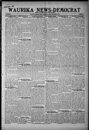 Waurika News-Democrat (Waurika, Okla.), Vol. 22, No. 2, Ed. 1 Friday, September 8, 1922