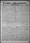 Primary view of Waurika News-Democrat (Waurika, Okla.), Vol. 22, No. 2, Ed. 1 Friday, September 8, 1922
