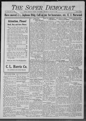 The Sopar Democrat (Choctaw County, Okla.), Vol. 13, No. 34, Ed. 1 Thursday, January 17, 1924