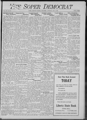 The Sopar Democrat (Choctaw County, Okla.), Vol. 14, No. 20, Ed. 1 Thursday, October 9, 1924