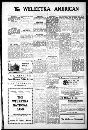The Weleetka American (Weleetka, Indian Terr.), Vol. 4, No. 16, Ed. 1 Friday, July 21, 1905