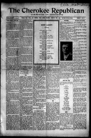 Primary view of object titled 'The Cherokee Republican (Cherokee, Okla.), Vol. 5, No. 4, Ed. 1 Friday, August 23, 1907'.