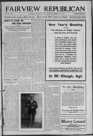 Fairview Republican (Fairview, Okla.), Vol. 10, No. 13, Ed. 1 Friday, December 24, 1909