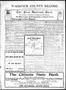 Newspaper: Wagoner County Record (Wagoner, Okla.), Vol. 21, No. 20, Ed. 1 Thursd…