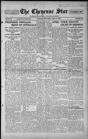 The Cheyenne Star (Cheyenne, Okla.), Vol. 12, No. 39, Ed. 1 Thursday, April 17, 1913