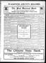 Newspaper: Wagoner County Record (Wagoner, Okla.), Vol. 22, No. 22, Ed. 1 Thursd…
