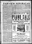 Thumbnail image of item number 1 in: 'Fairview Republican (Fairview, Okla.), Vol. 15, No. 30, Ed. 1 Friday, April 23, 1915'.