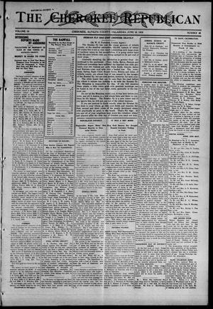 The Cherokee Republican (Cherokee, Okla.), Vol. 13, No. 48, Ed. 1 Friday, June 16, 1916