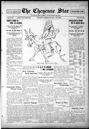 The Cheyenne Star (Cheyenne, Okla.), Vol. 16, No. 20, Ed. 1 Thursday, November 23, 1916