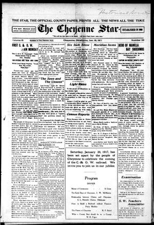 The Cheyenne Star (Cheyenne, Okla.), Vol. 16, No. 28, Ed. 1 Thursday, January 18, 1917