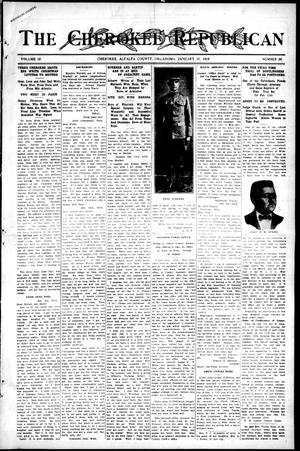 The Cherokee Republican (Cherokee, Okla.), Vol. 16, No. 26, Ed. 1 Friday, January 10, 1919