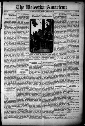 Primary view of object titled 'The Weleetka American (Weleetka, Okla.), Vol. 20, No. 52, Ed. 1 Thursday, February 23, 1922'.